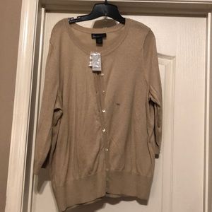 Tan cardigan